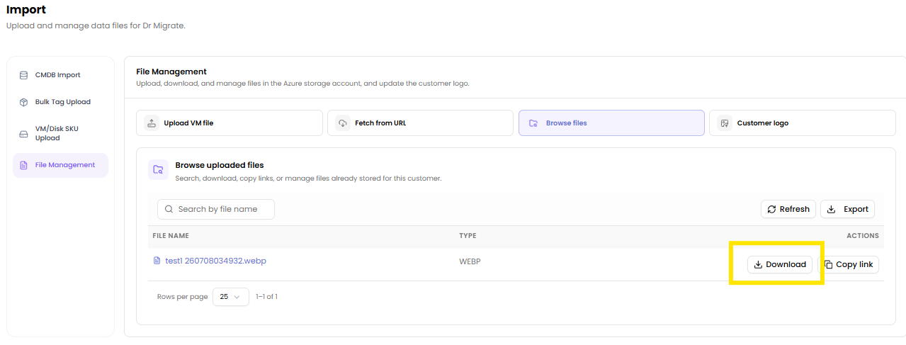 Upload File